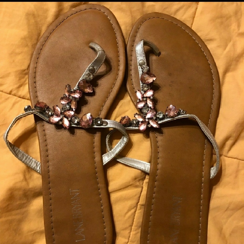 Lane bryant size 12 sandals